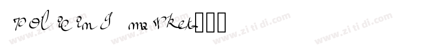 policing market字体转换